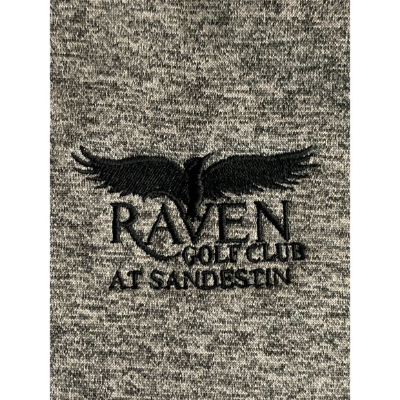 The Weather Co. Mens Golf Fleece Pullover Sweater Jacket Black & Gray XL - Picture 11 of 13